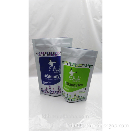 High quality custom printed stand up body scrub plastic zipper bags